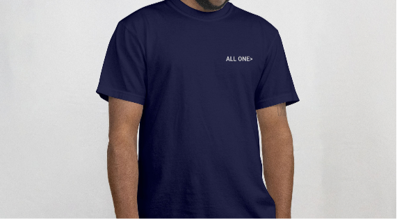 Skull Bloom – Free Palestine Tee in royal blue