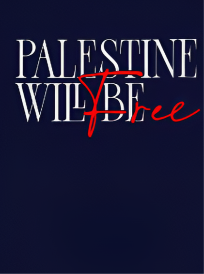 Stand for Justice – Palestine Will Be Free Tee- Navy