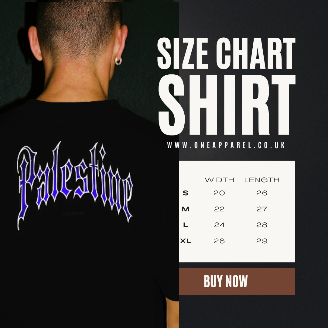 Palestine - Freedom Gothic tee – black