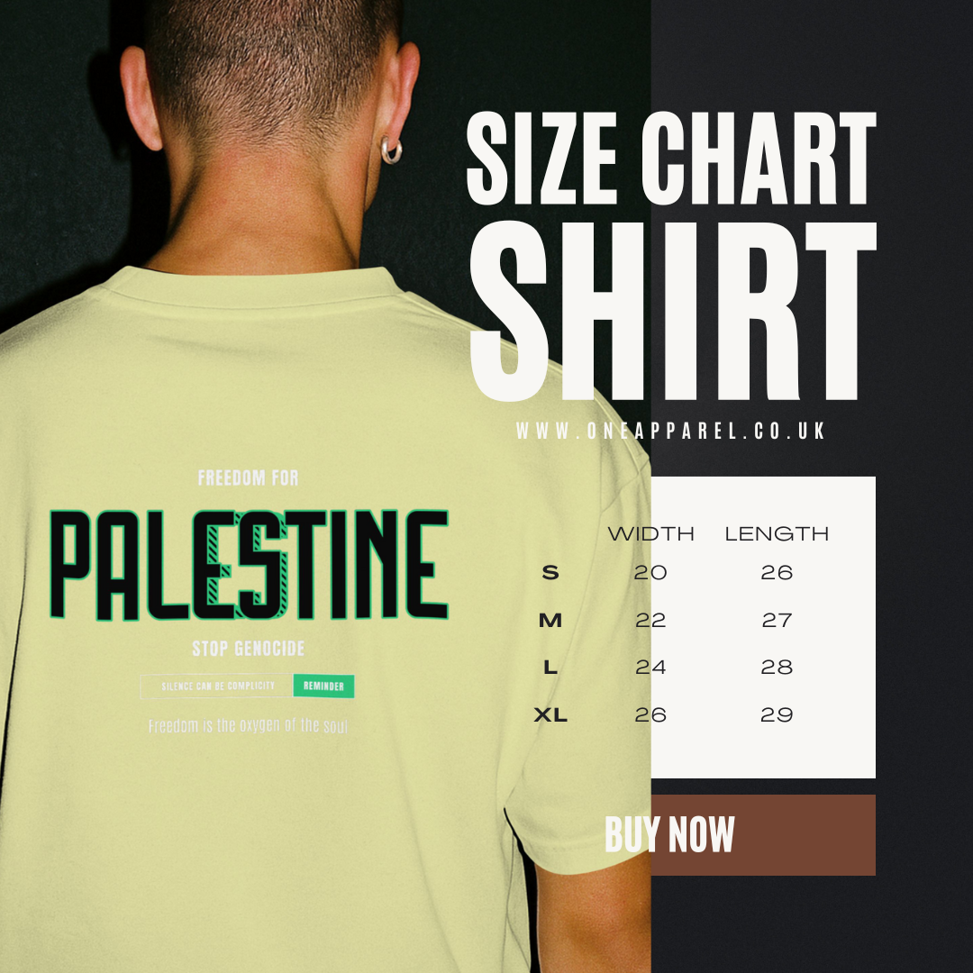 Free for Palestine men’s graphic T-shirt in off white