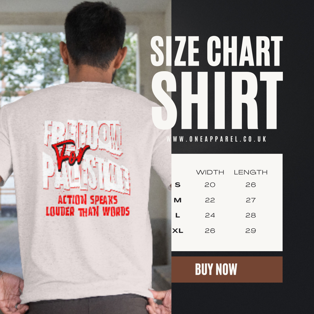 Freedom for Palestine tee in sport grey with red and white text