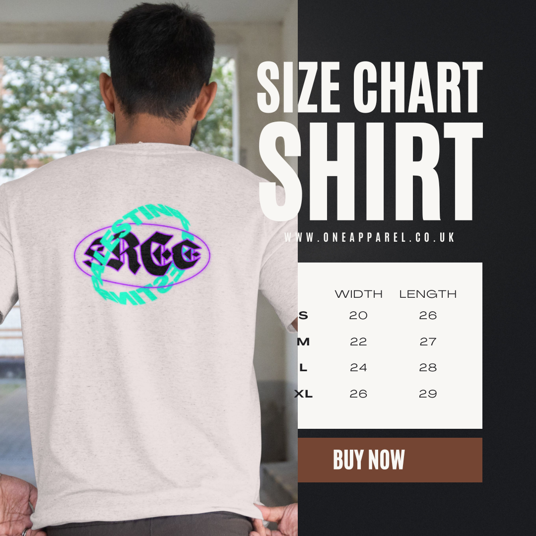 Free Palestine- Distorted Text Graphic Tee in sport grey (Green + purple)