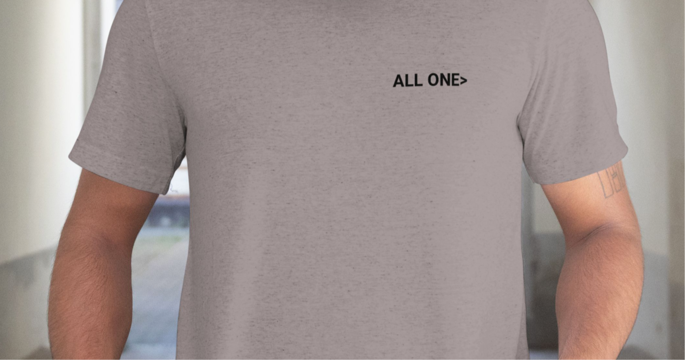 3D Bold Palestine Statement T-Shirt - Graphite Heather