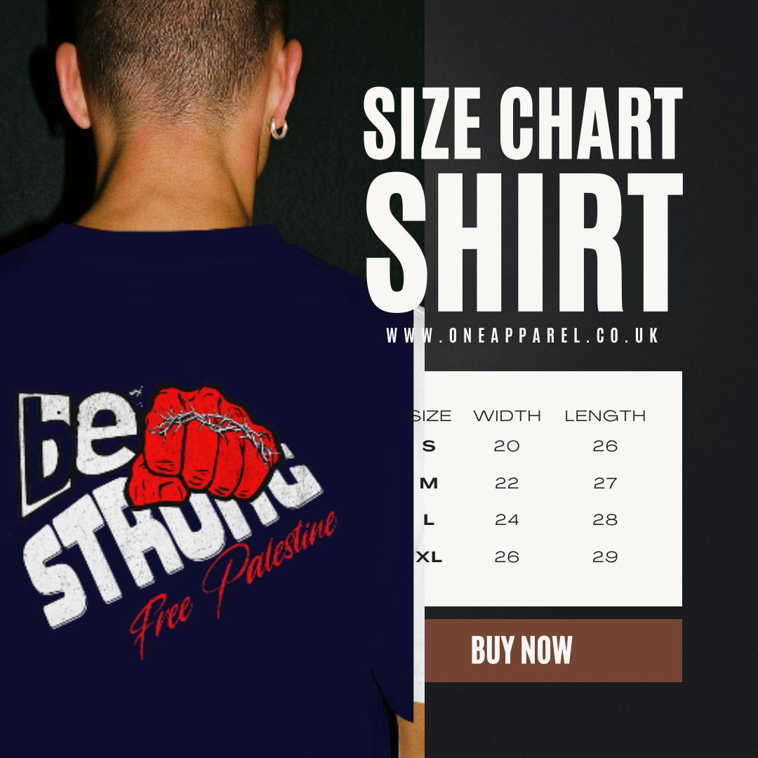 Be strong graphic tee in navy
