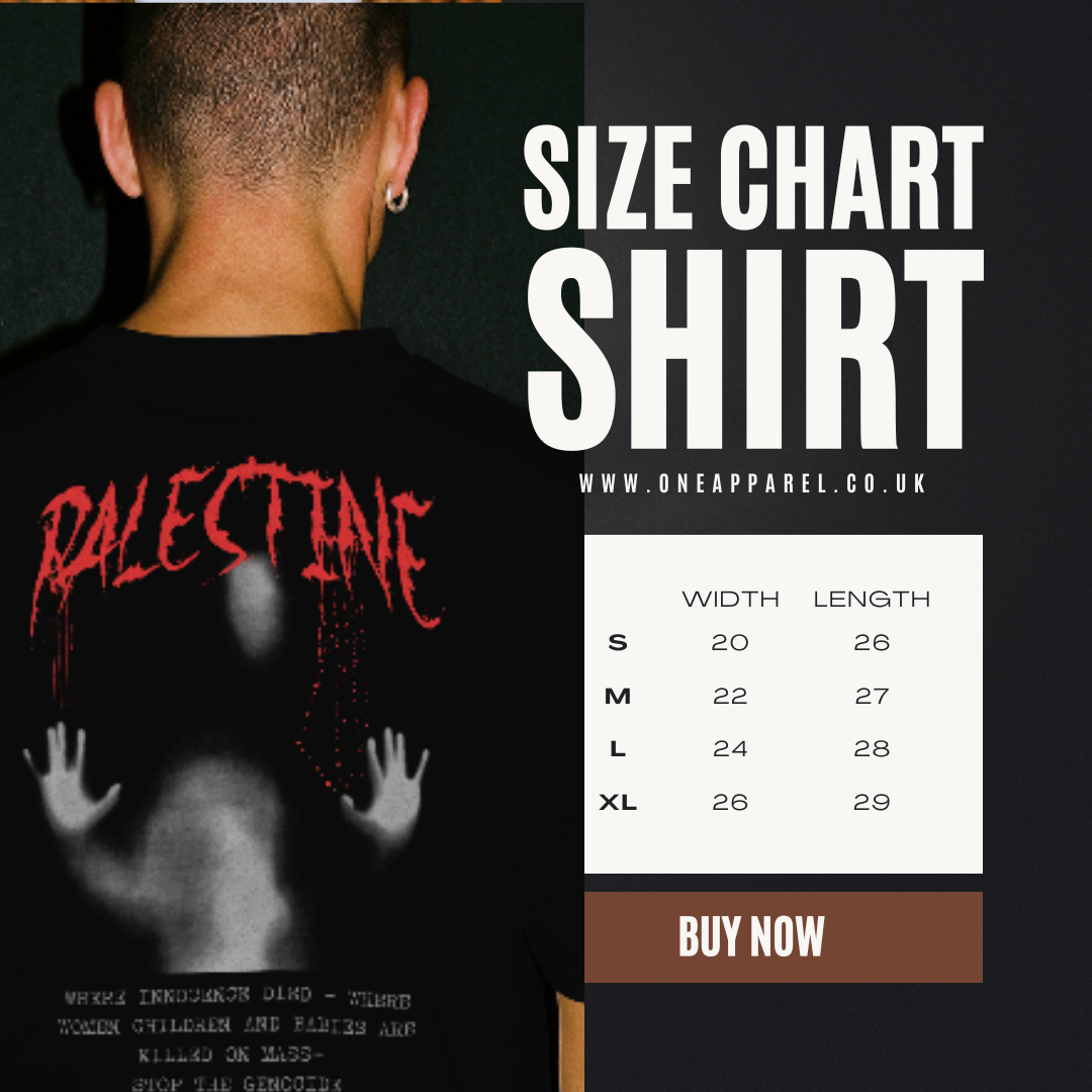 Palestine - ghost graphic design tee in black