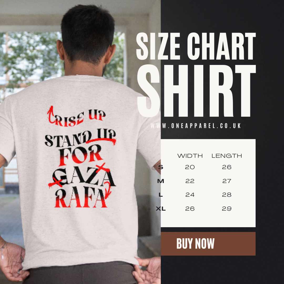 Stand up for Gaza statement tee - Grey