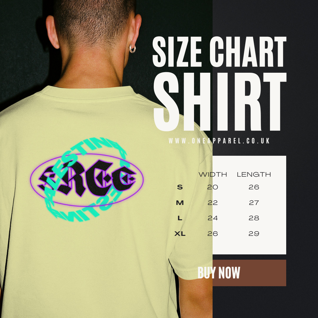 Free Palestine- Distorted Text Graphic Tee in off white (green +purple)