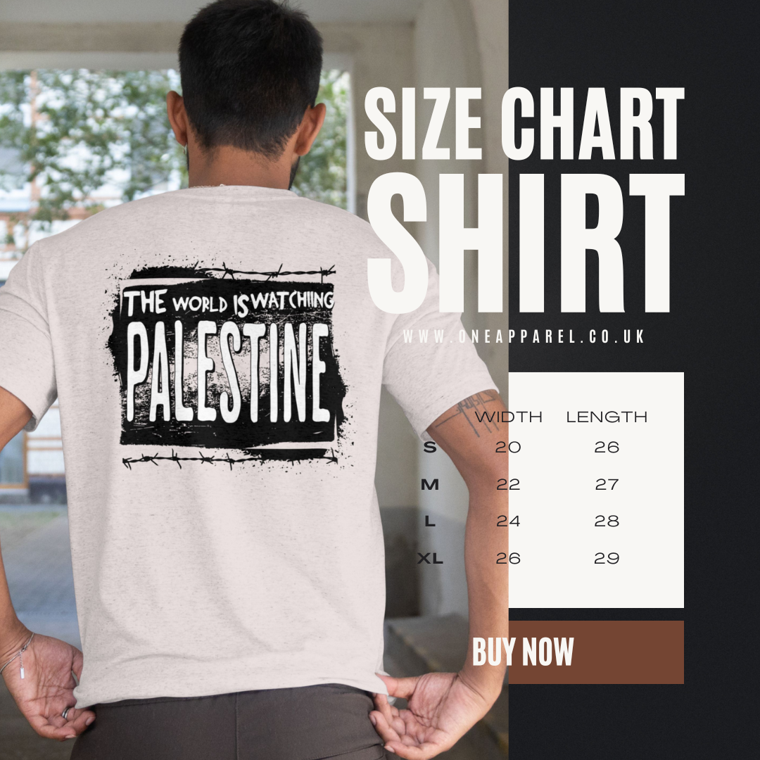 Eyes on Gaza - Statement Graphic tee in sport grey