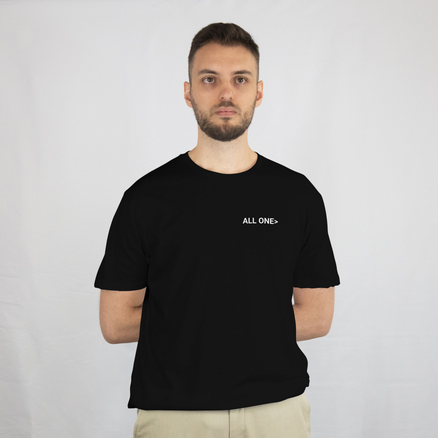 Love for Palestine T-shirt- black with purple heart