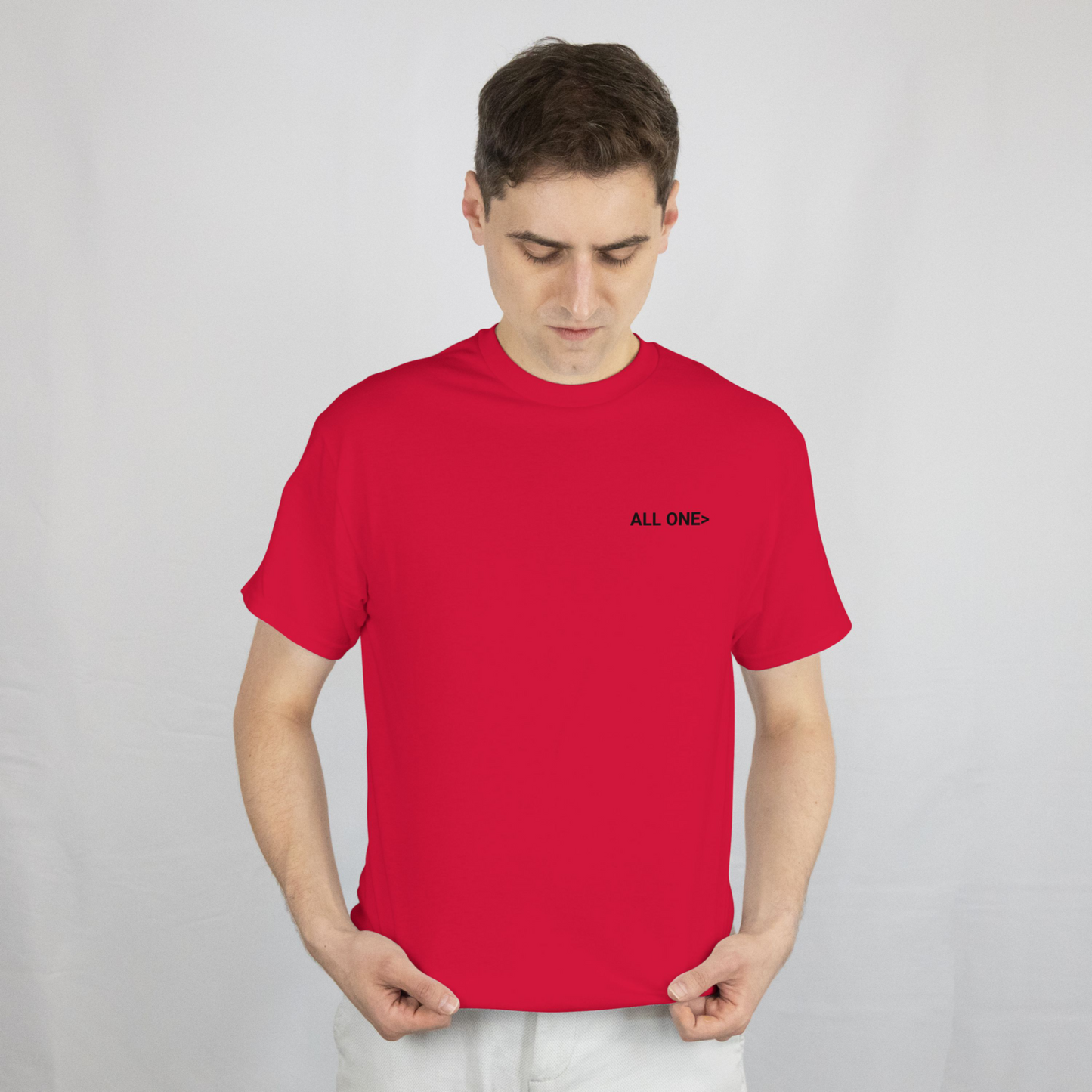 Free Palestine- speak out- statement tee in red