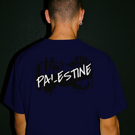 3D Bold Palestine statement T-shirt-